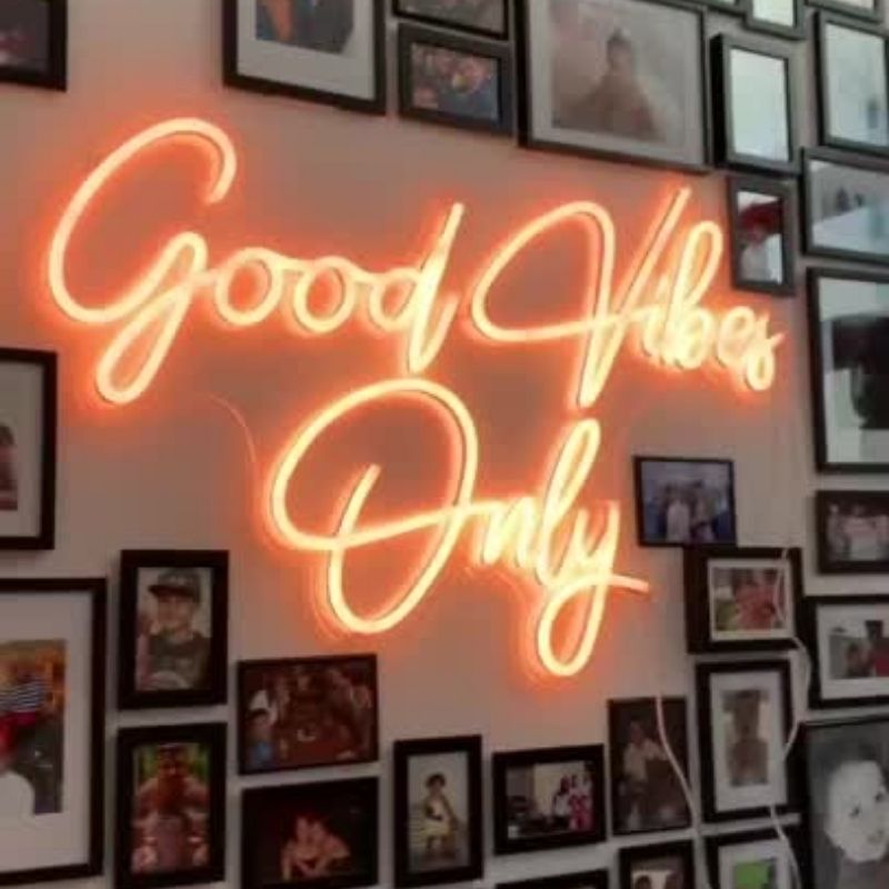 Good Vibes Only Neon Sign