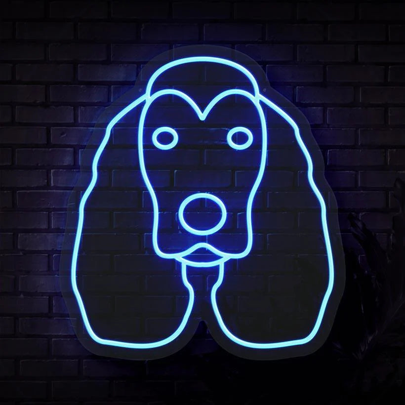 Cocker Spaniel Neon Sign