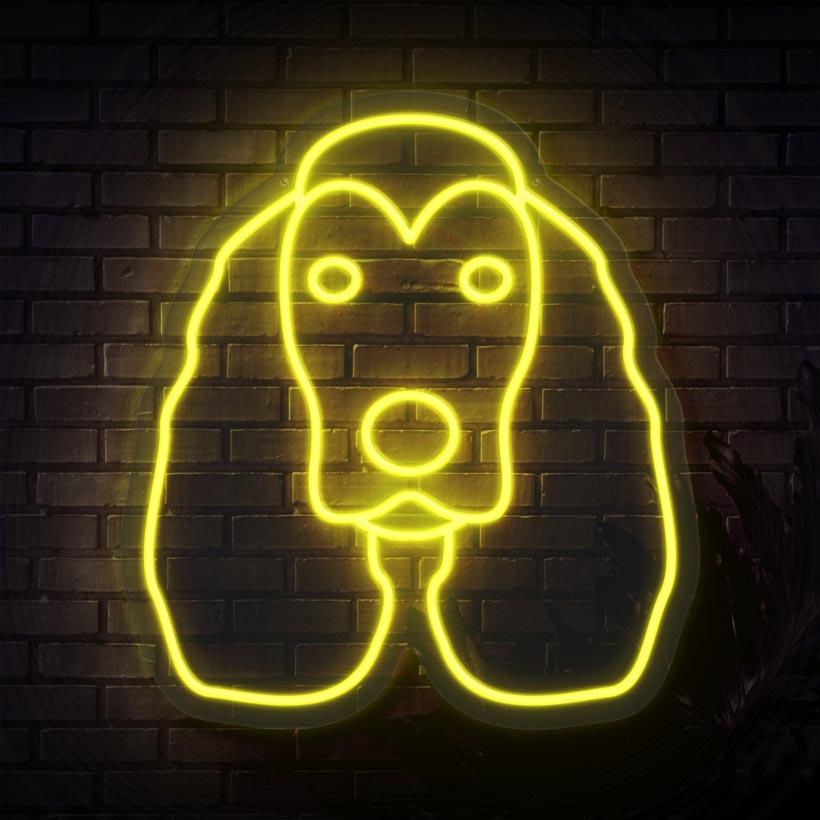 Cocker Spaniel Neon Sign