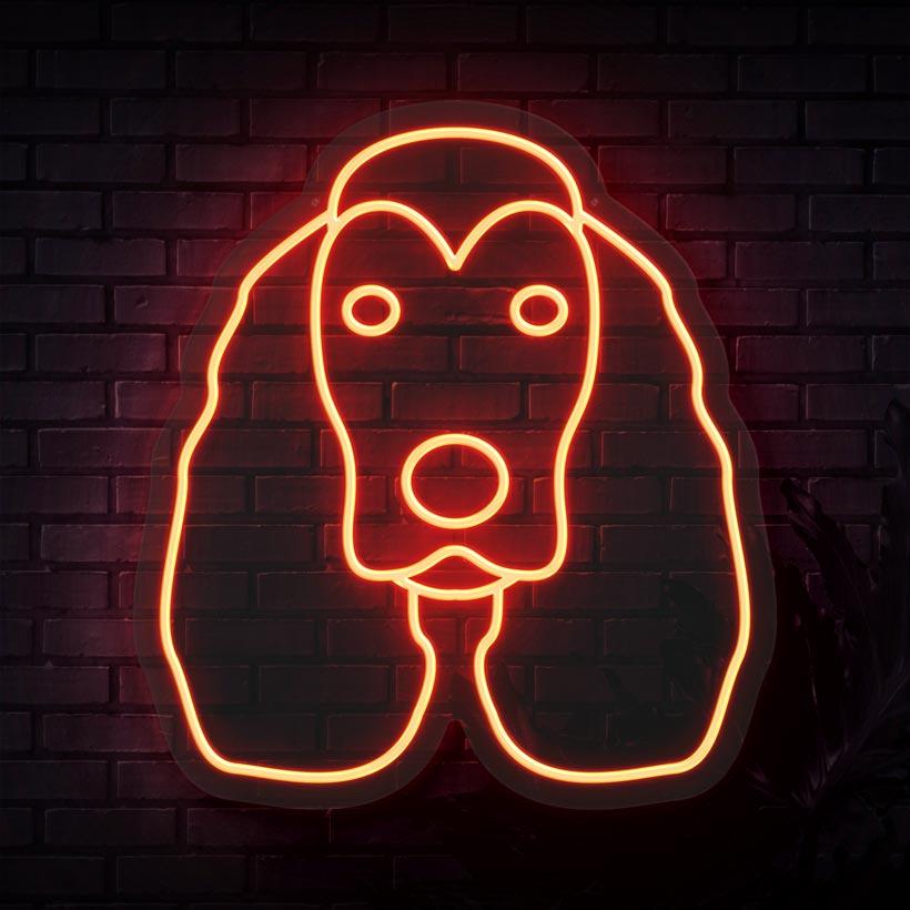 Cocker Spaniel Neon Sign