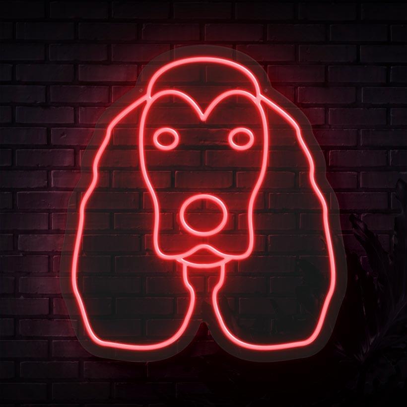 Cocker Spaniel Neon Sign