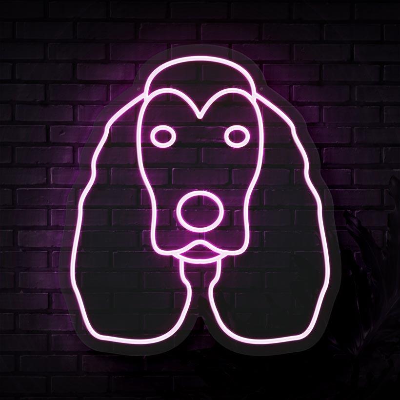 Cocker Spaniel Neon Sign