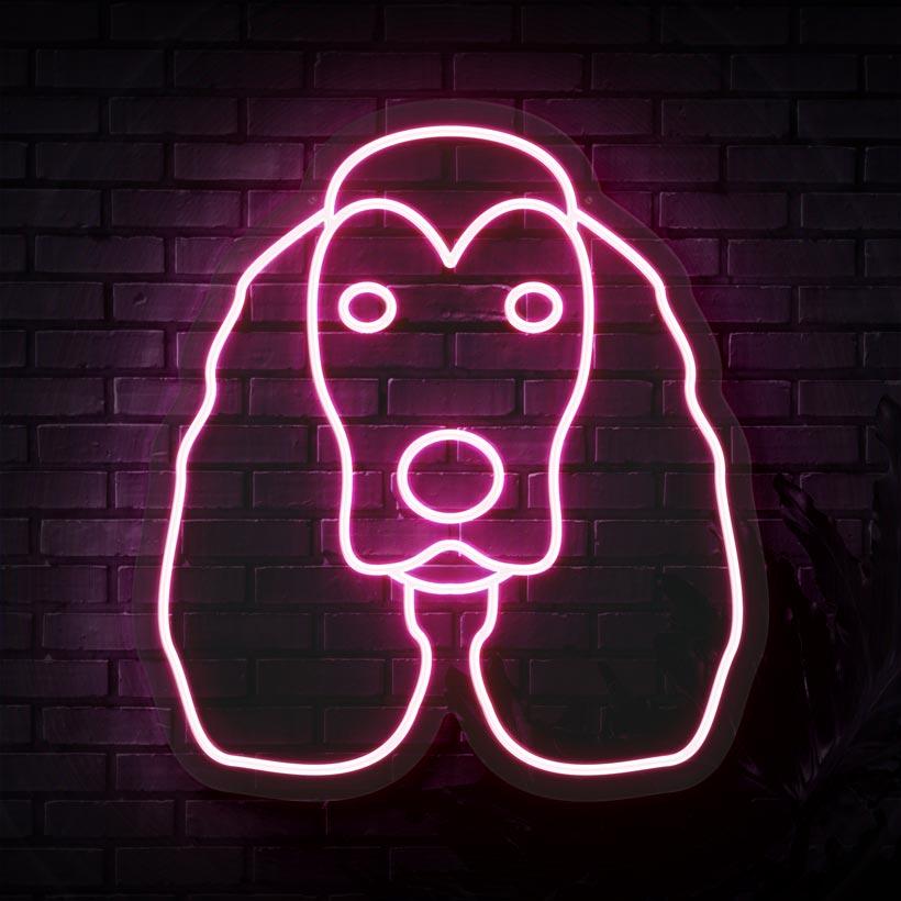 Cocker Spaniel Neon Sign