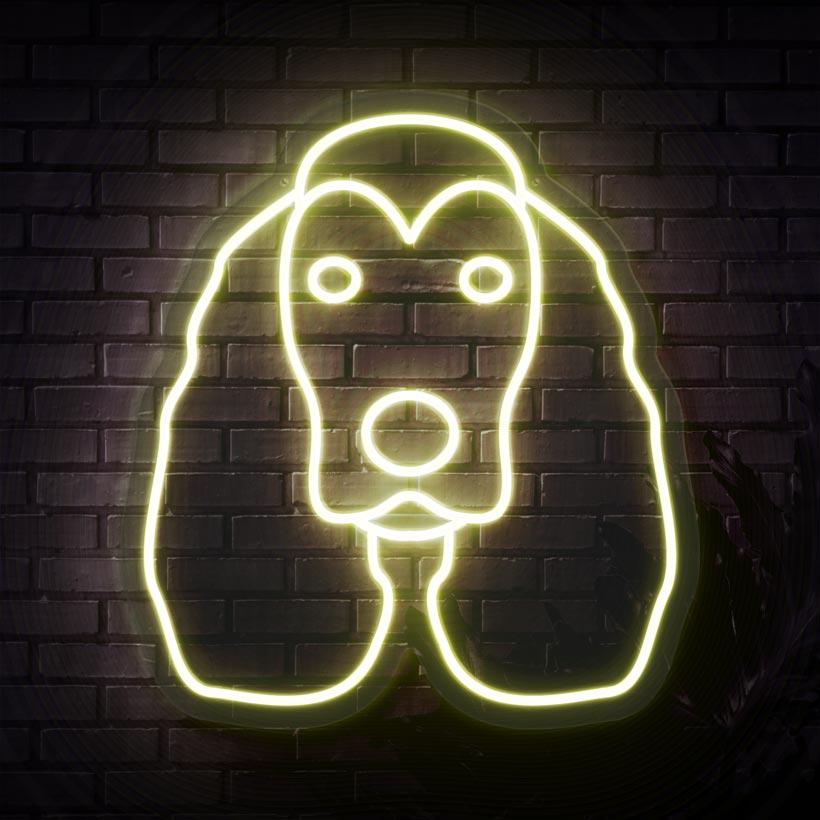 Cocker Spaniel Neon Sign