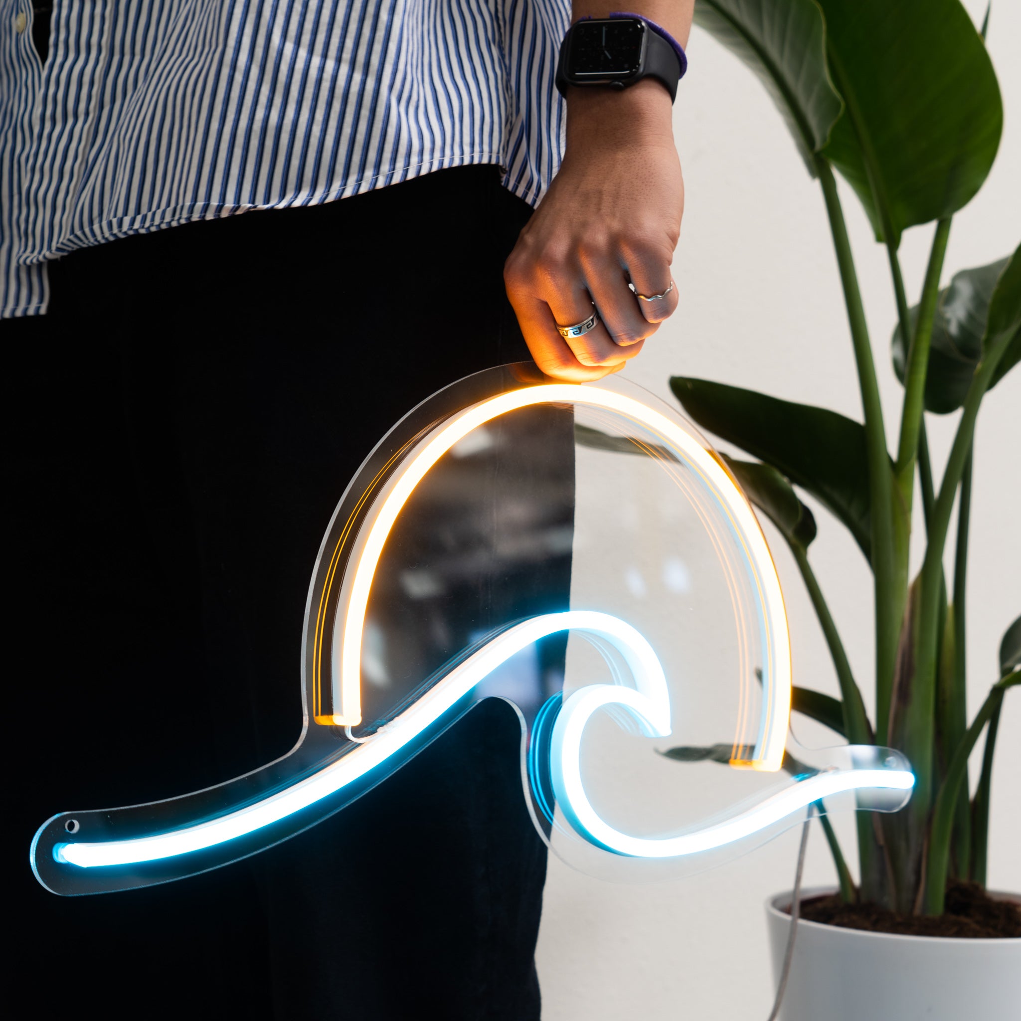 Beach Wave Sun Neon Sign