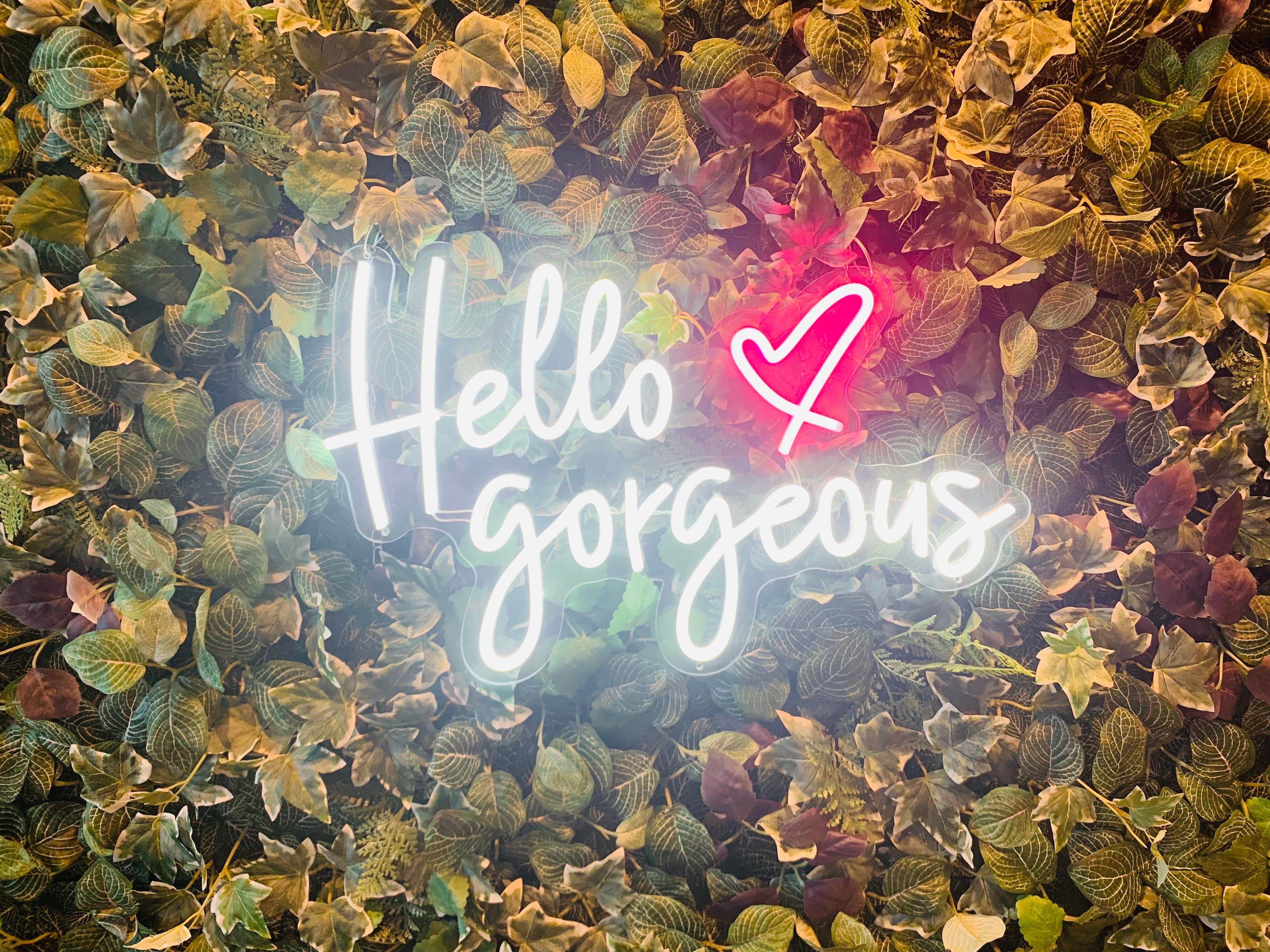 Hello Gorgeous Neon Sign