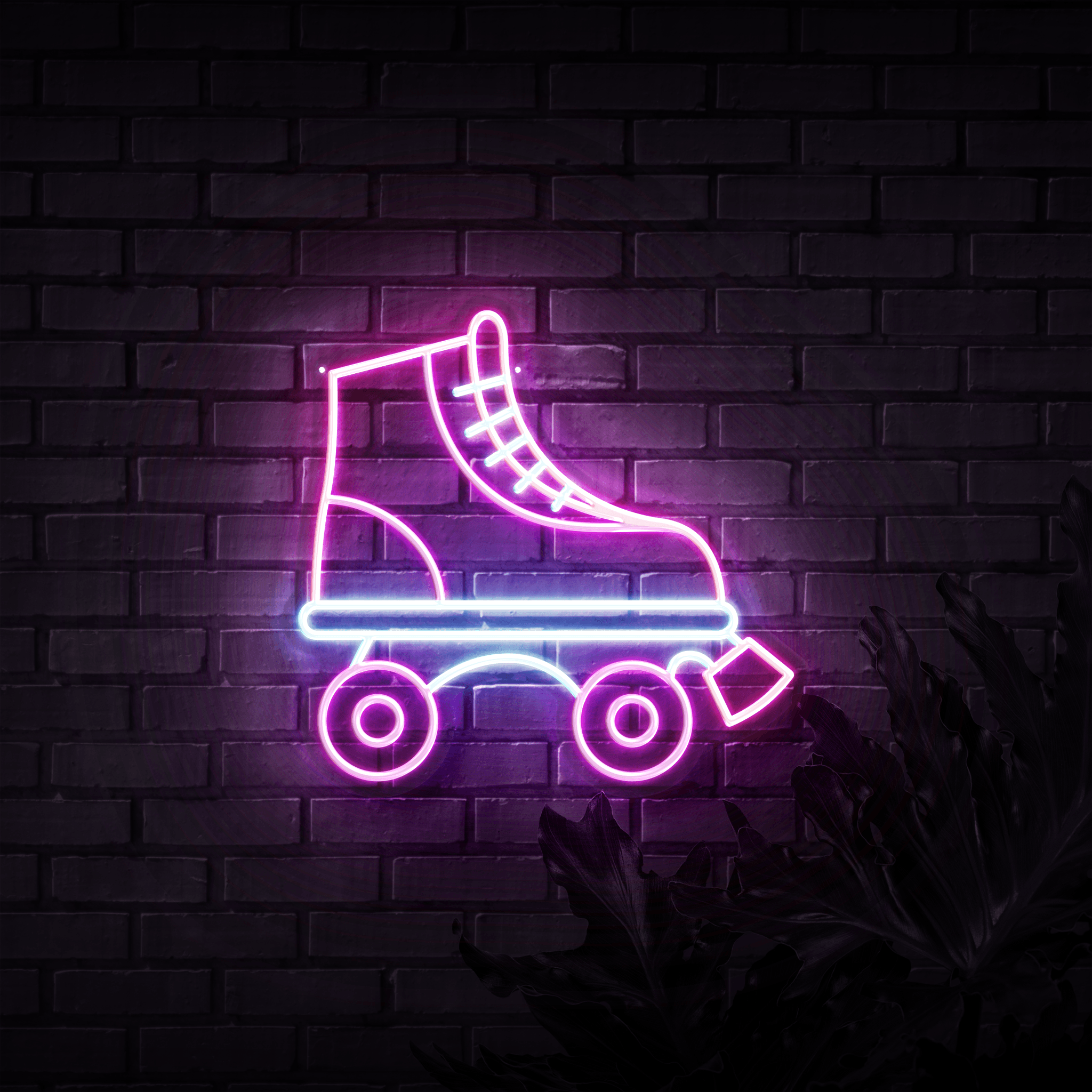 Roller Skate Neon Sign
