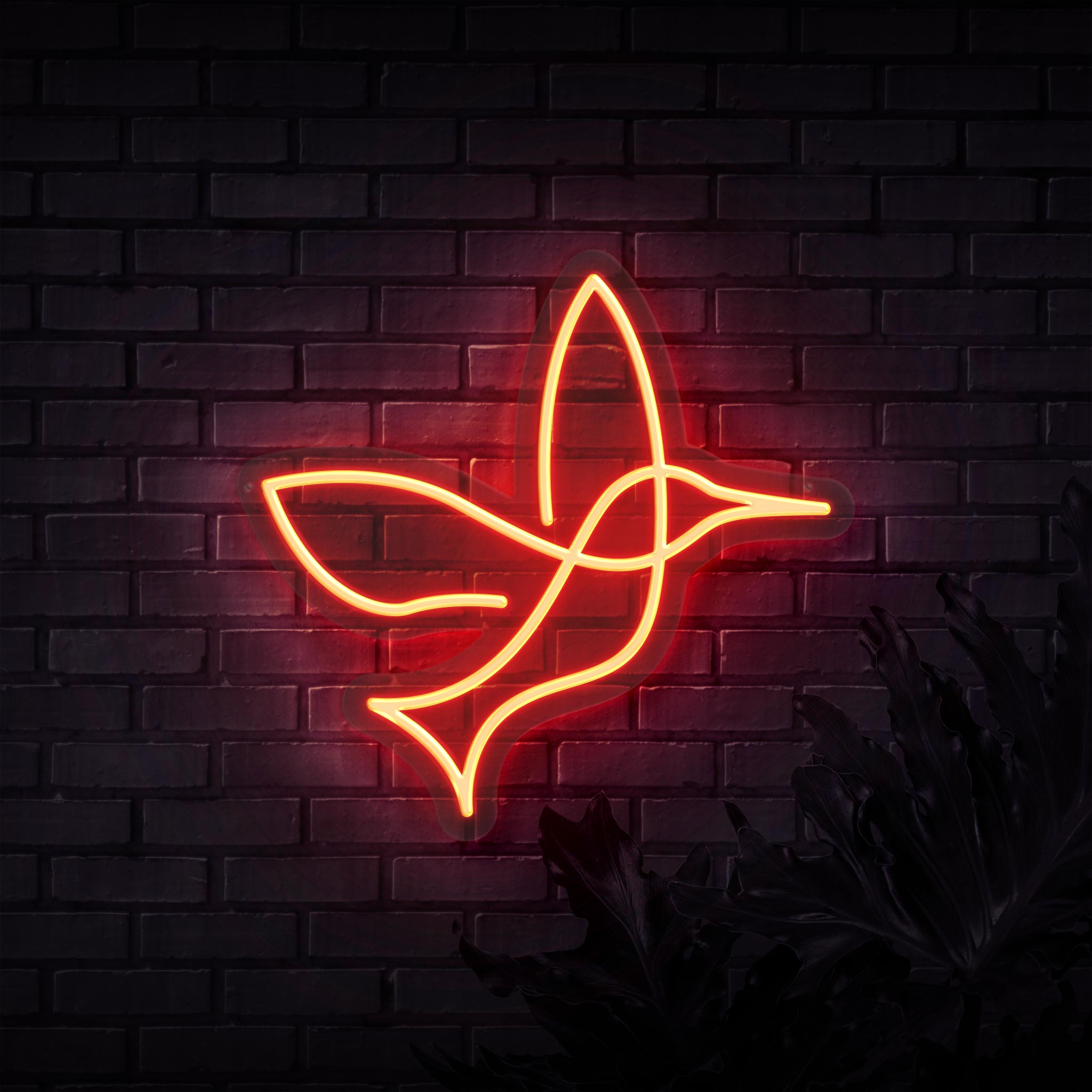 Hummingbird Neon Bird Sign