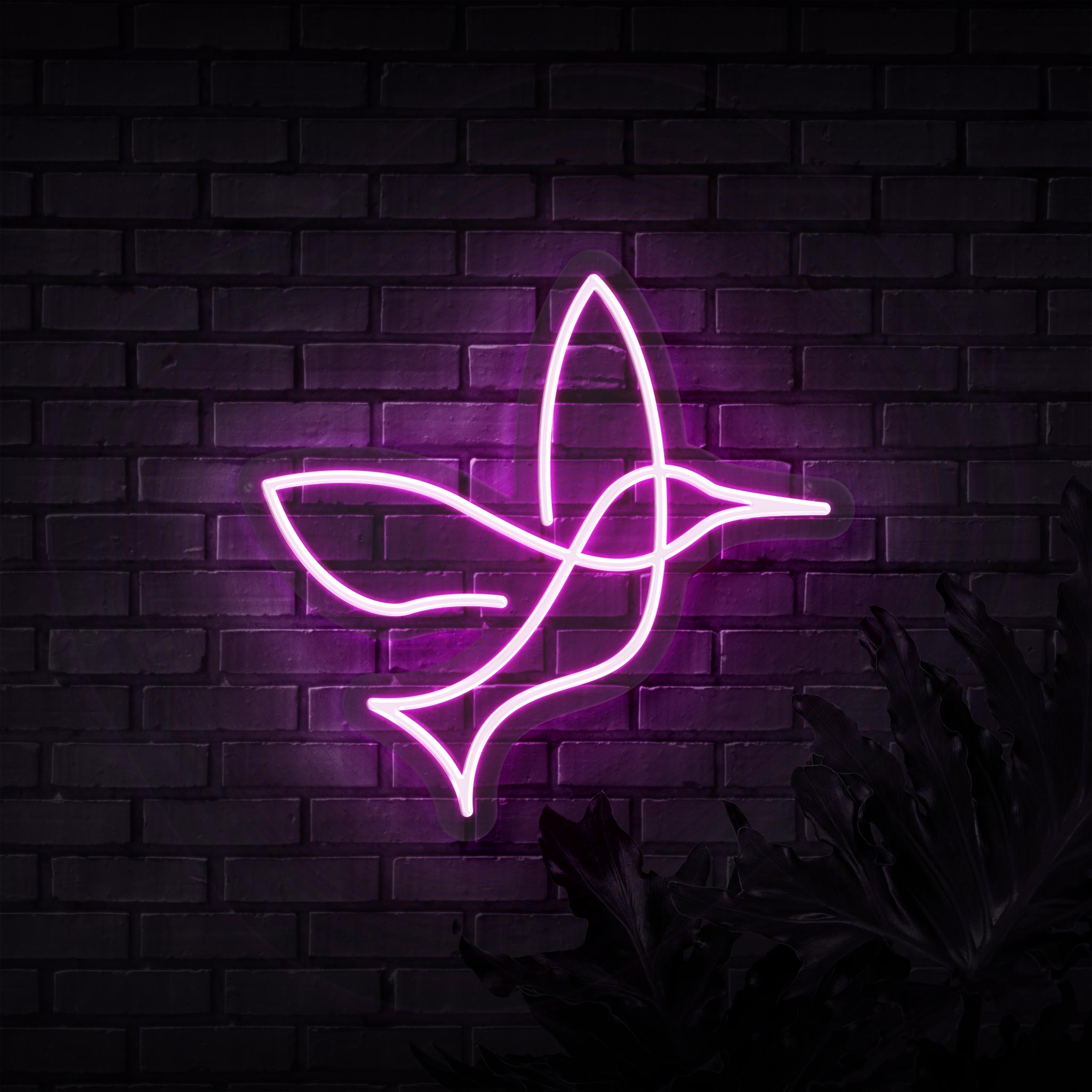Hummingbird Neon Bird Sign