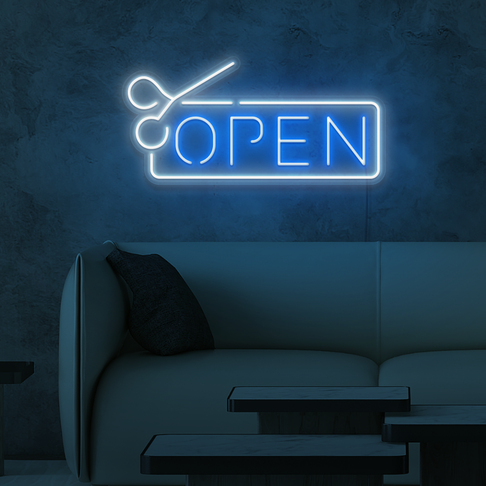 Salon Open Neon Sign