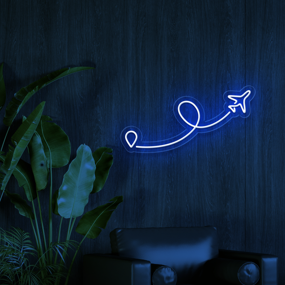 Airplane Neon Sign