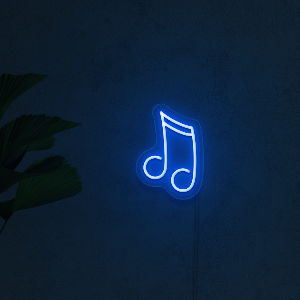 Music Note Neon Sign