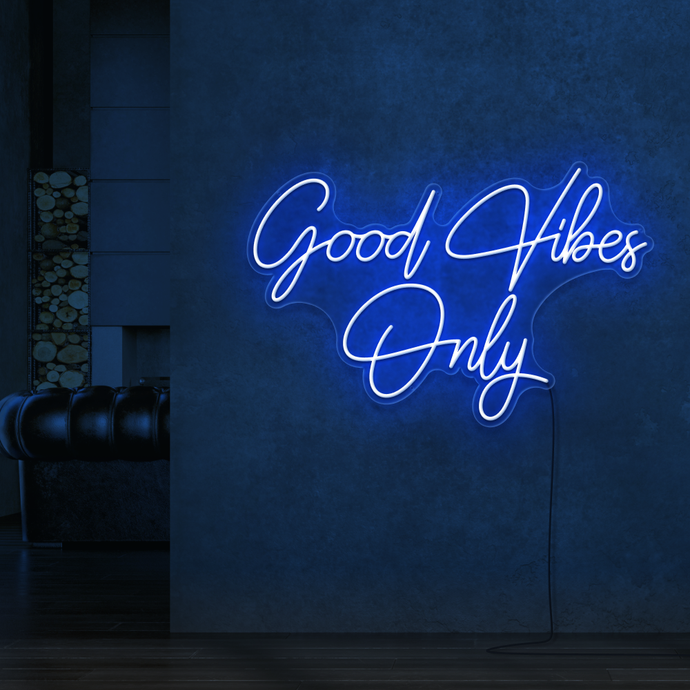 Good Vibes Only Neon Sign