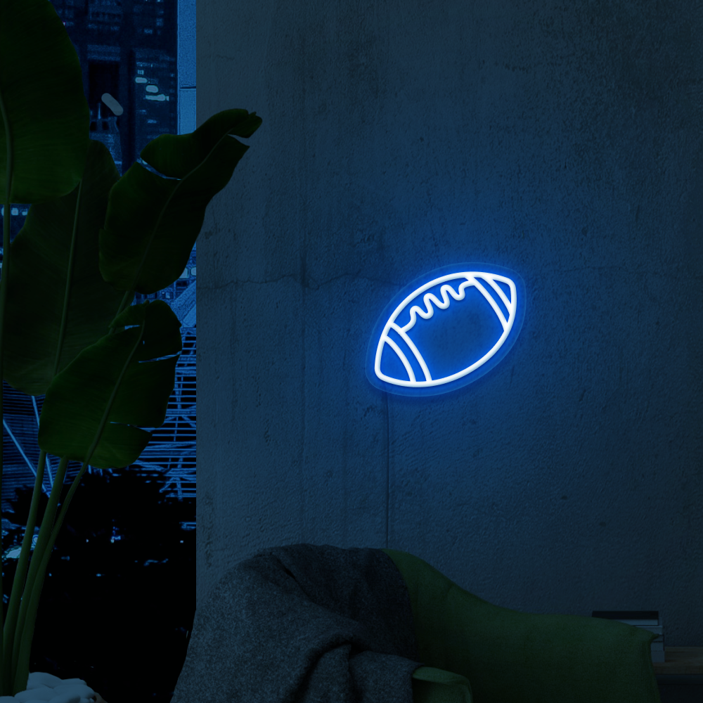 Football Neon Sign