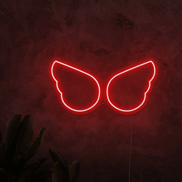 Angel Wings Neon Sign