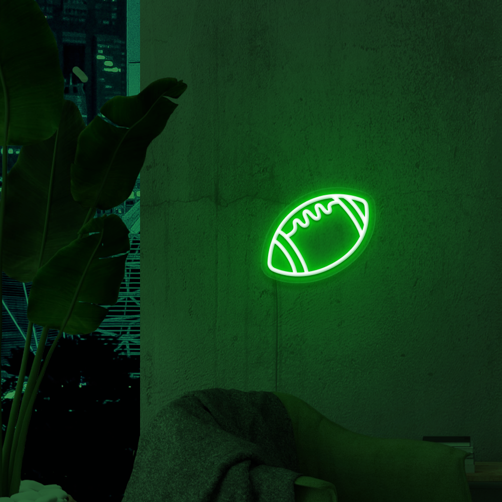 Football Neon Sign