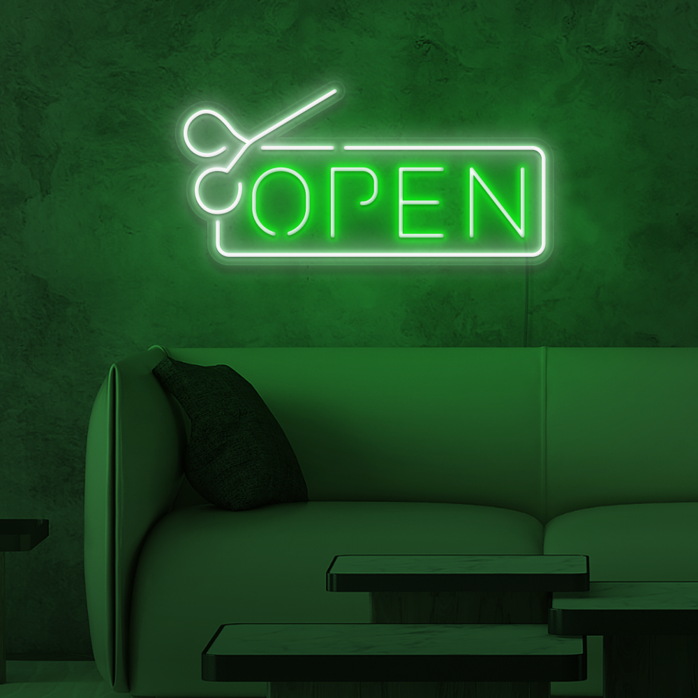 Salon Open Neon Sign
