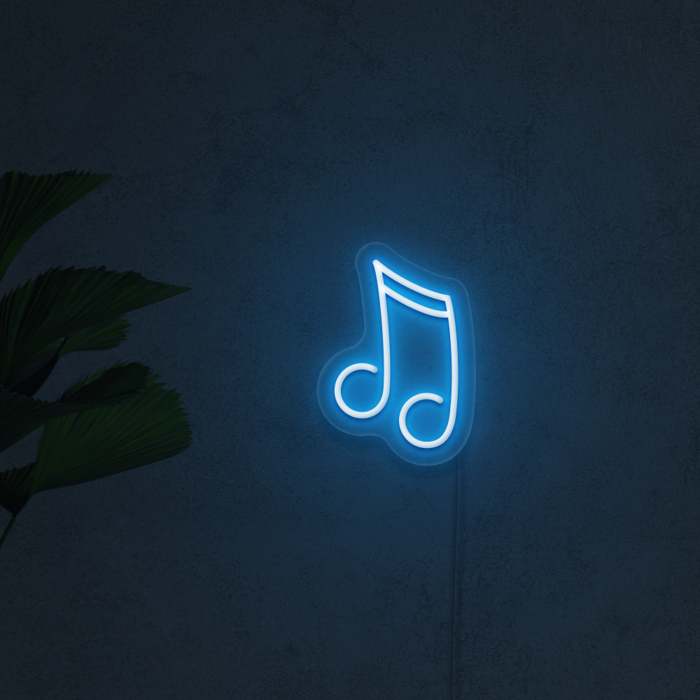 Music Note Neon Sign