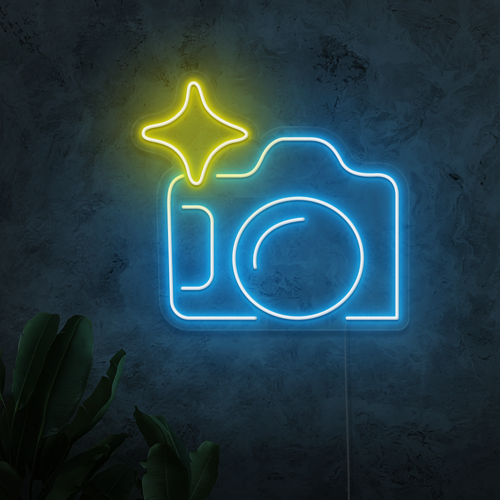 Camera Neon Sign
