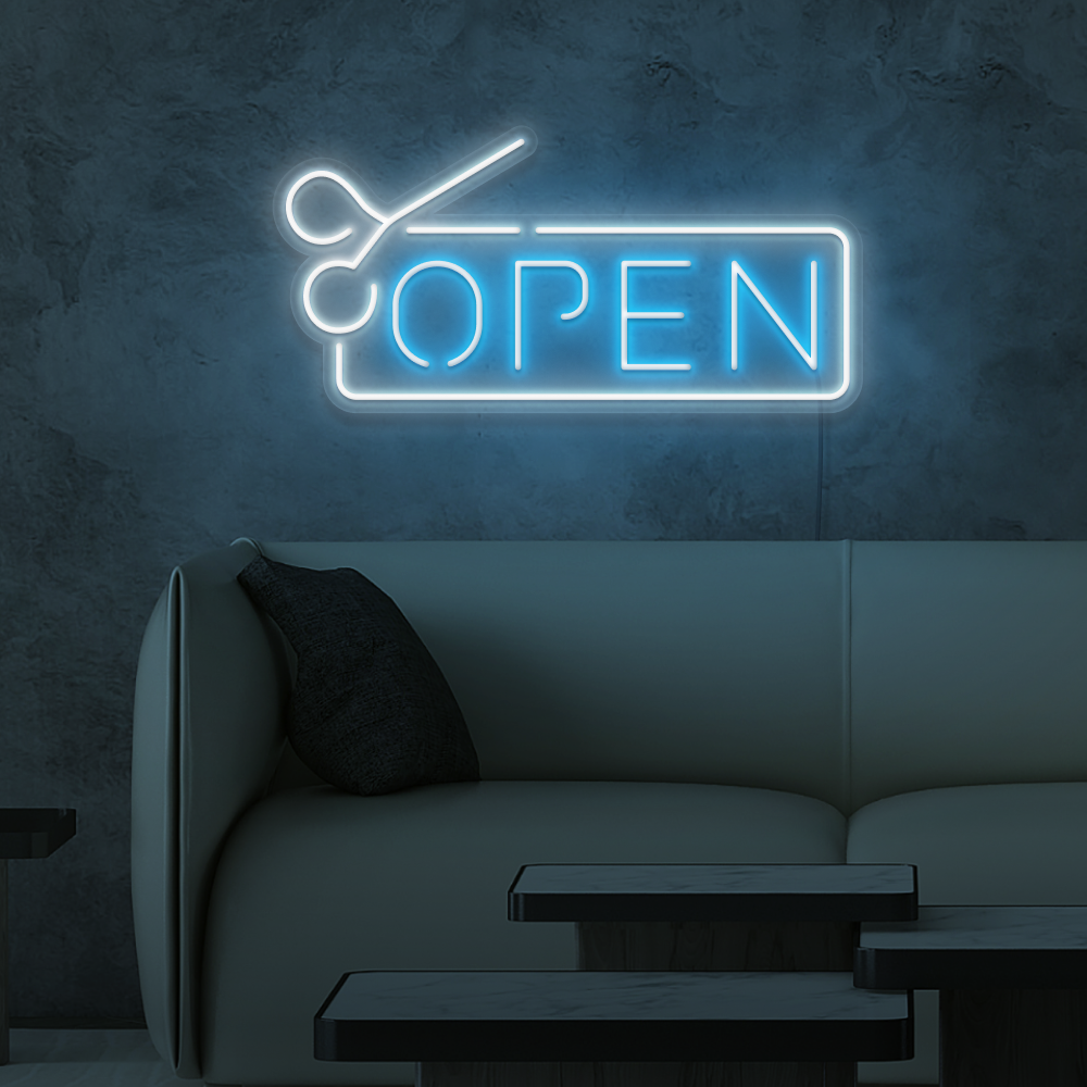 Salon Open Neon Sign