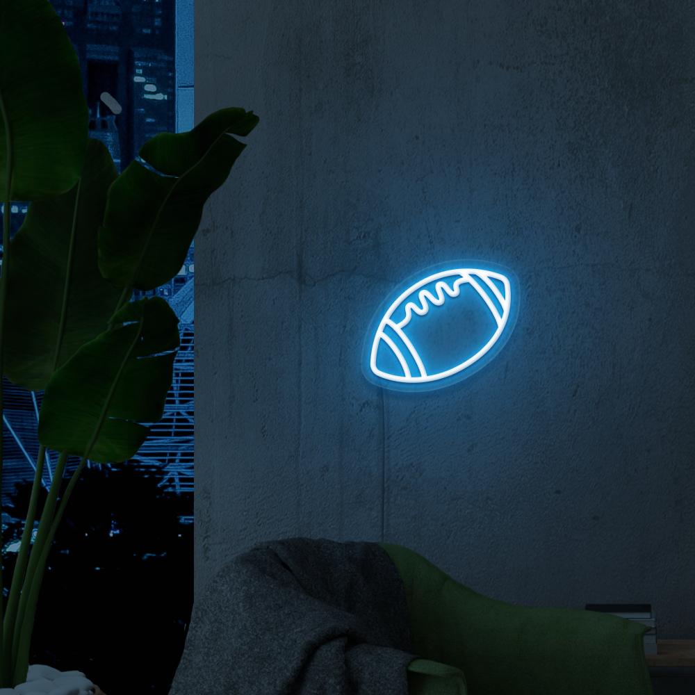 Football Neon Sign