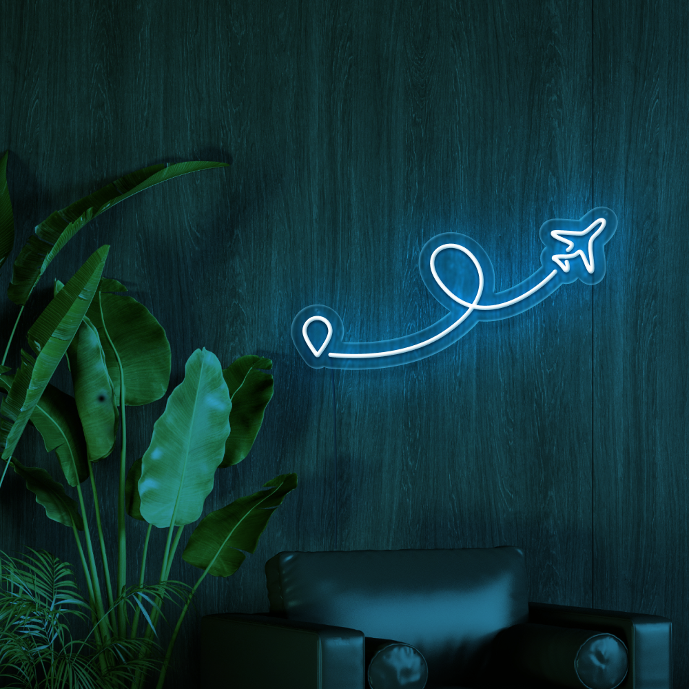 Airplane Neon Sign
