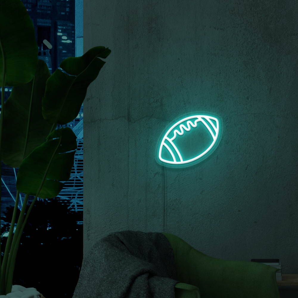 Football Neon Sign