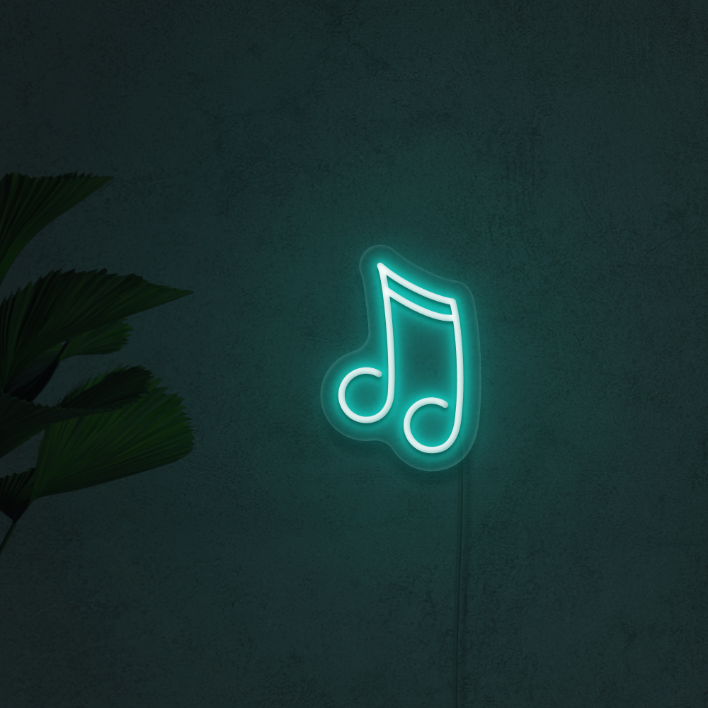 Music Note Neon Sign