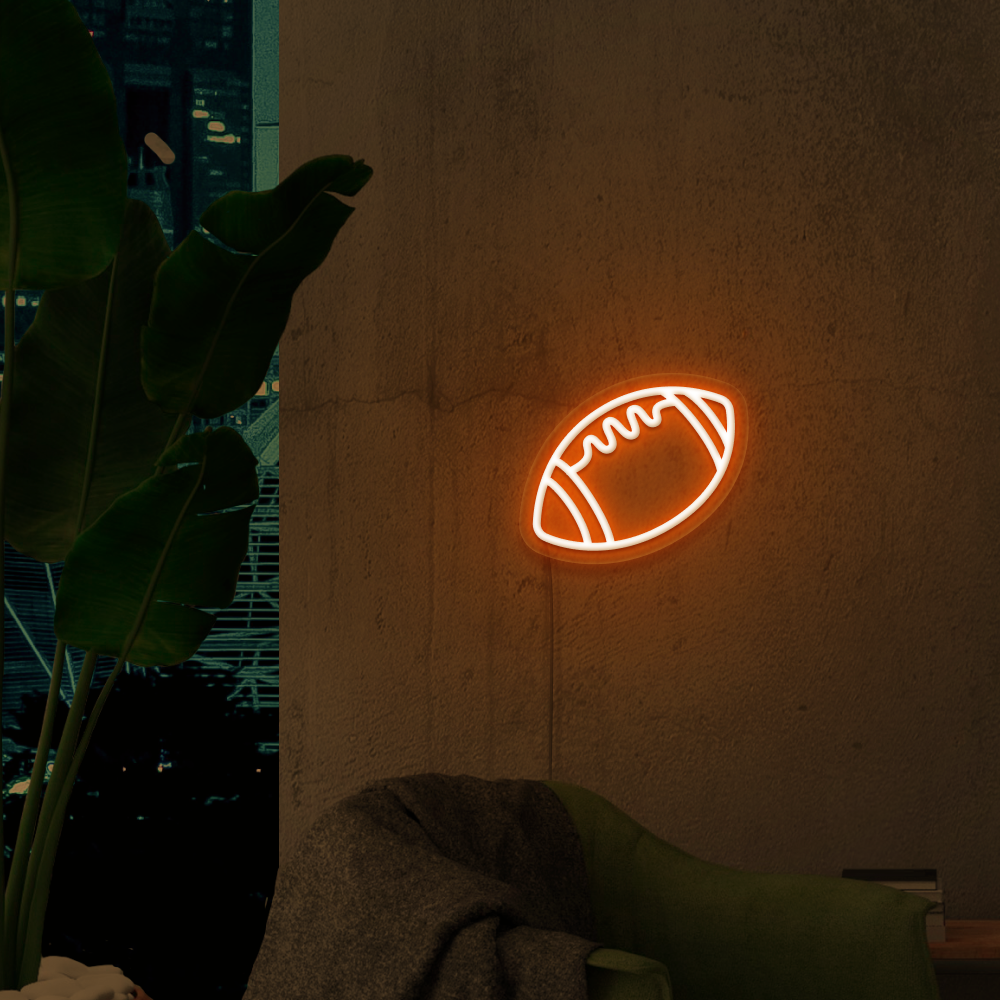 Football Neon Sign