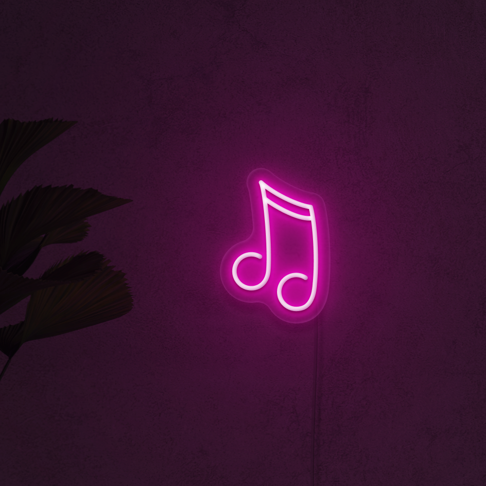 Music Note Neon Sign