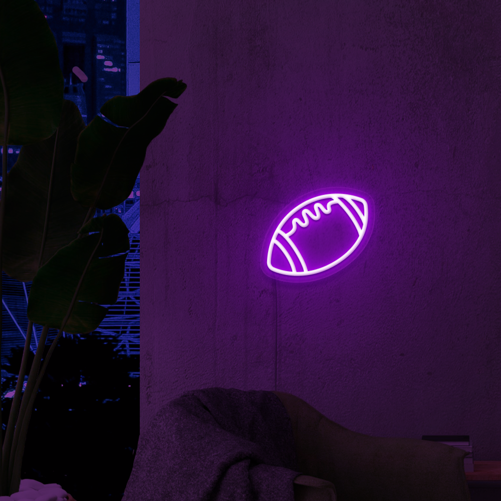 Football Neon Sign
