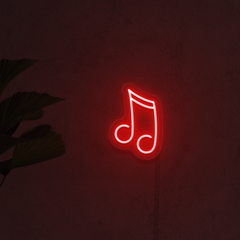 Music Note Neon Sign