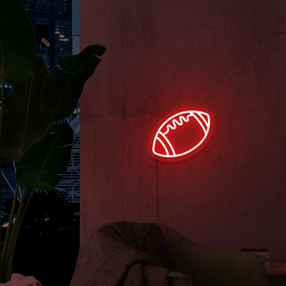 Football Neon Sign