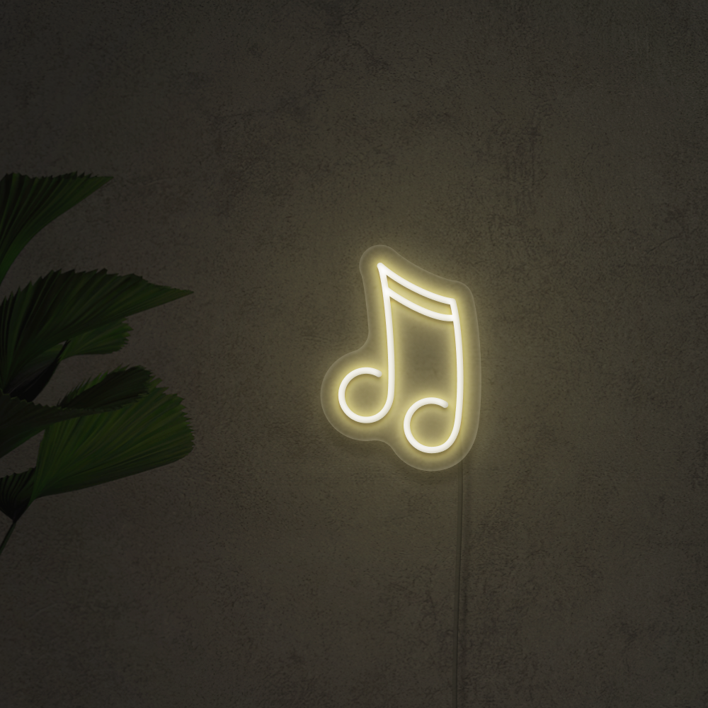 Music Note Neon Sign