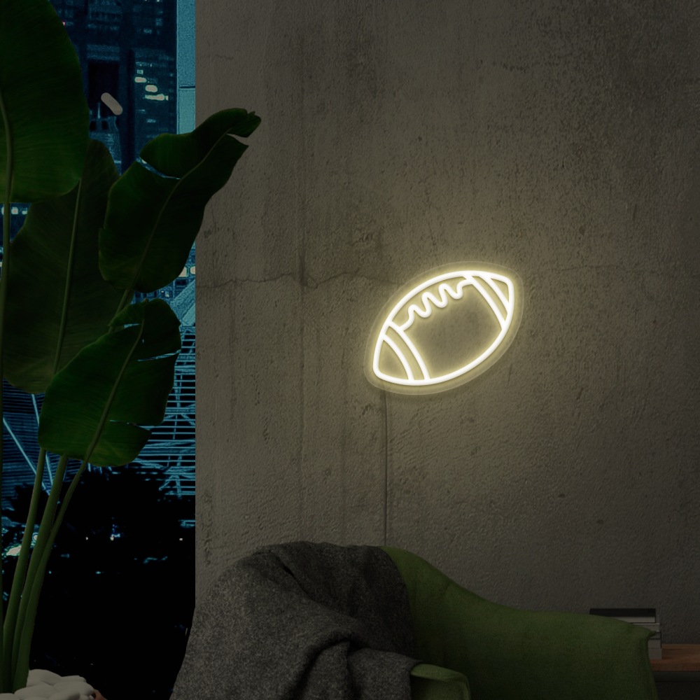 Football Neon Sign
