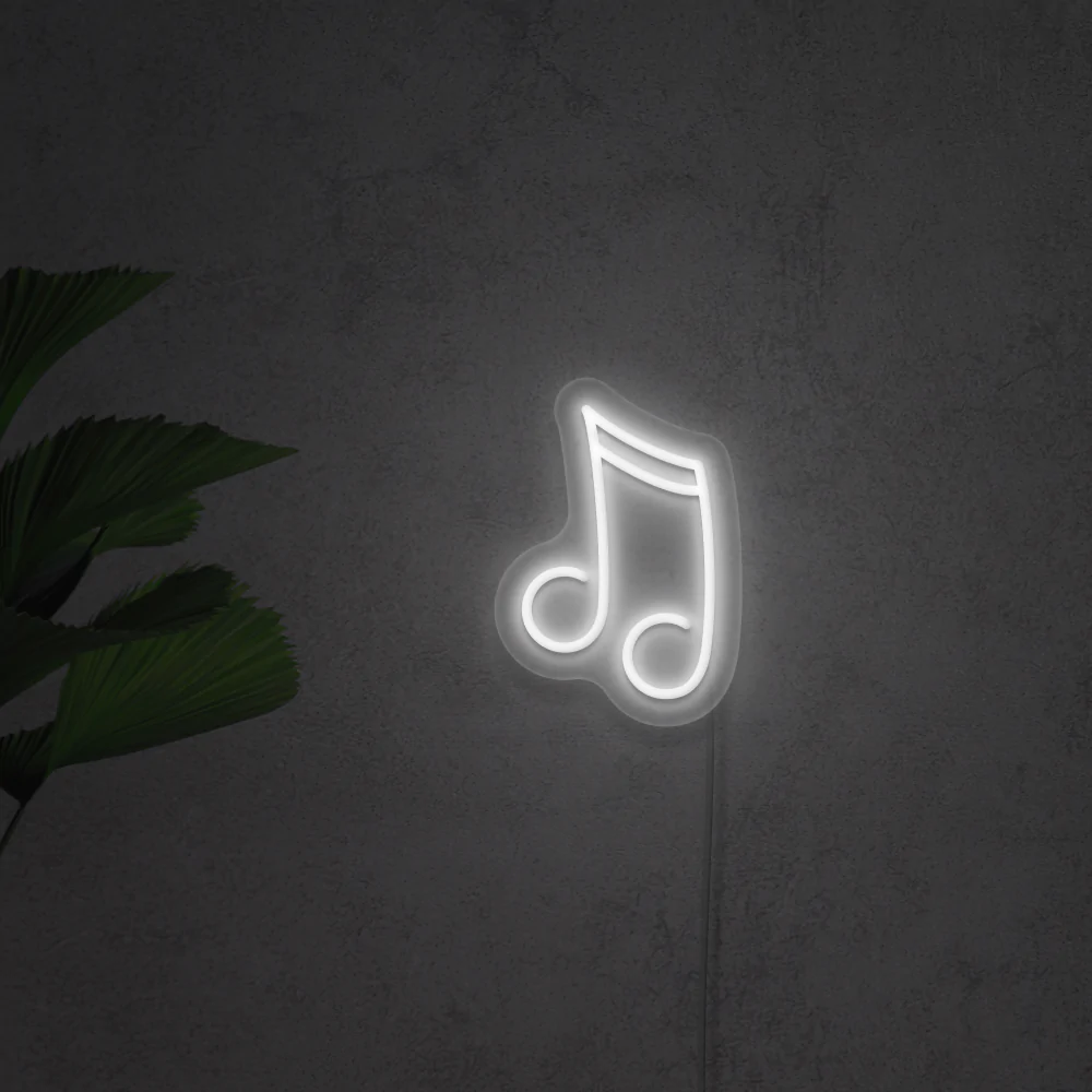 Music Note Neon Sign