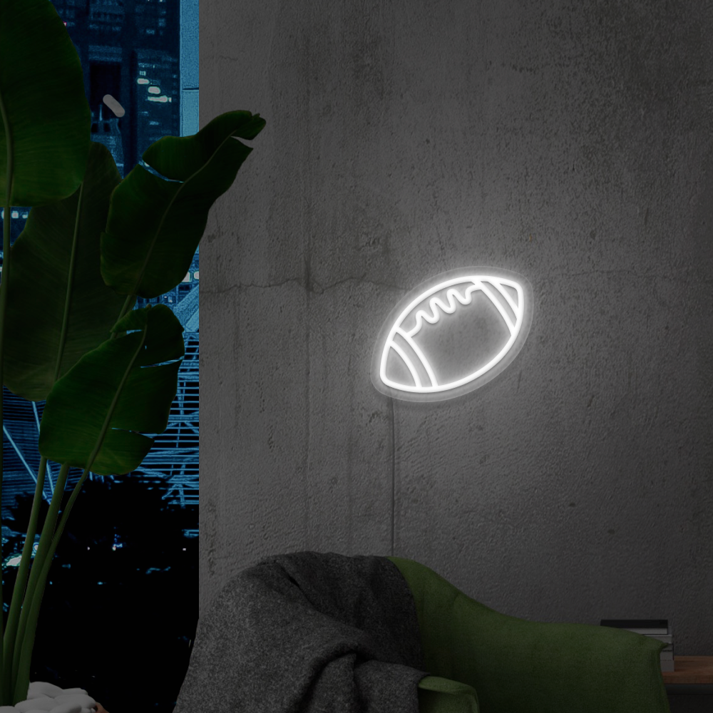 Football Neon Sign