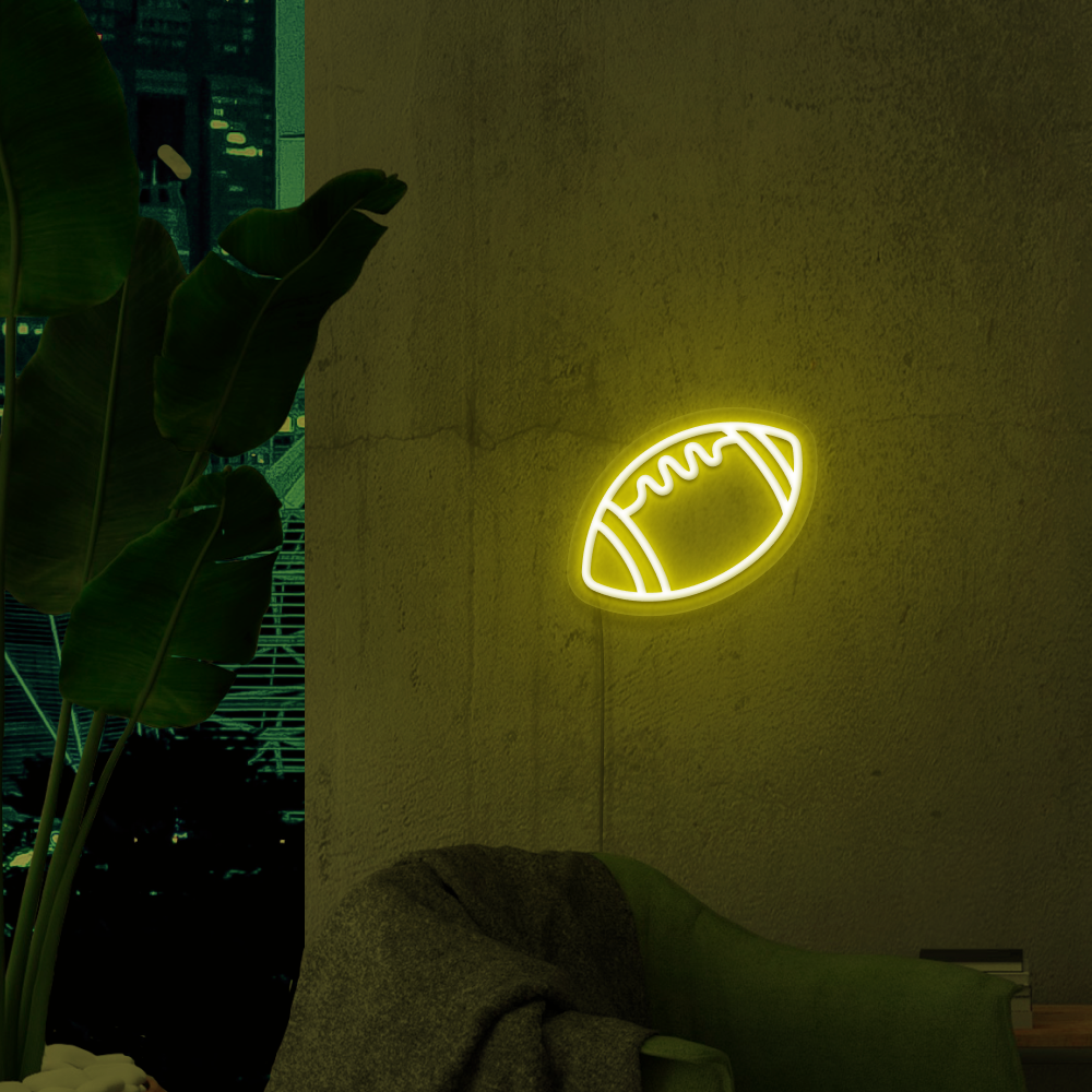 Football Neon Sign