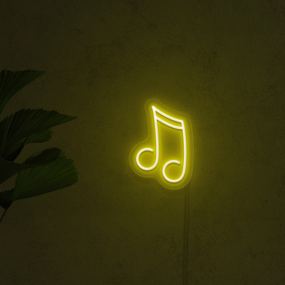 Music Note Neon Sign