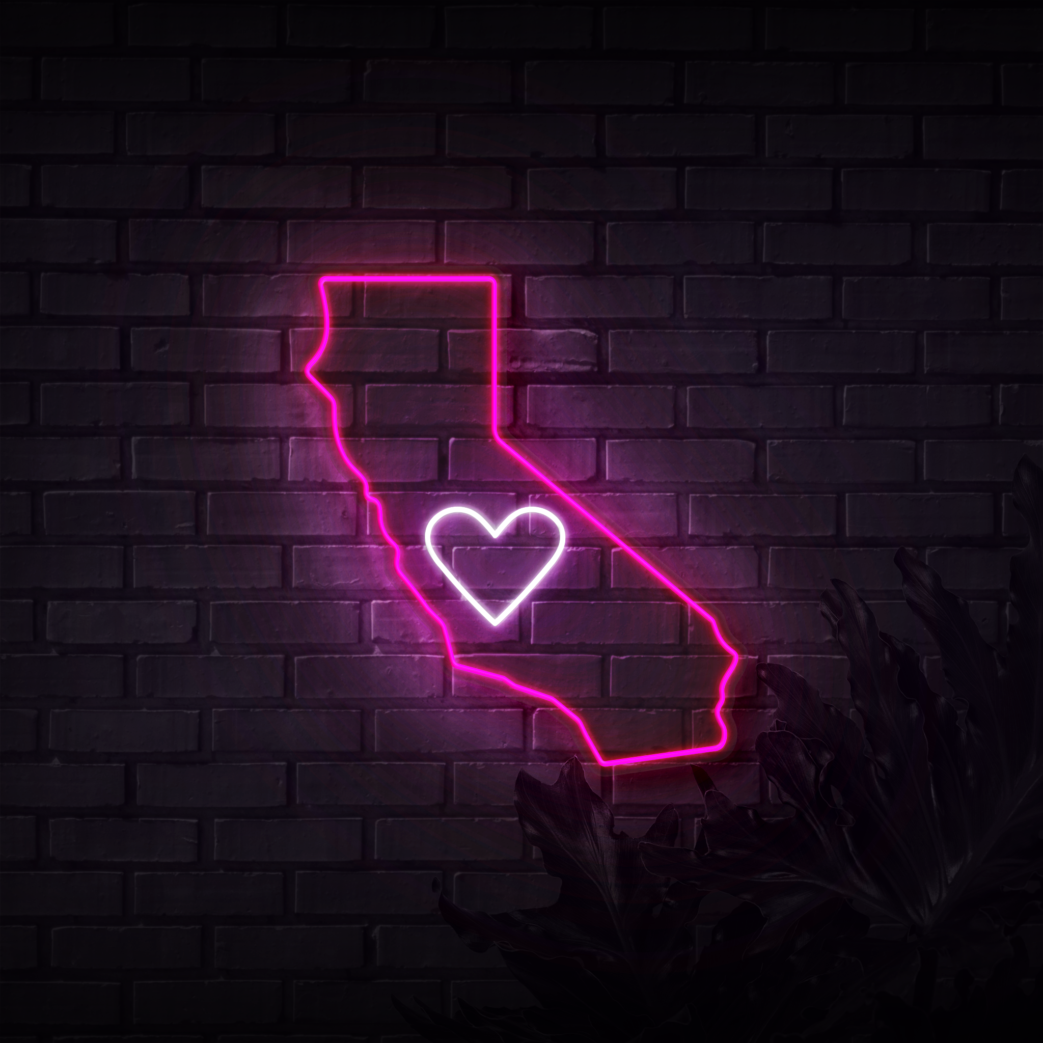 California Neon Sign
