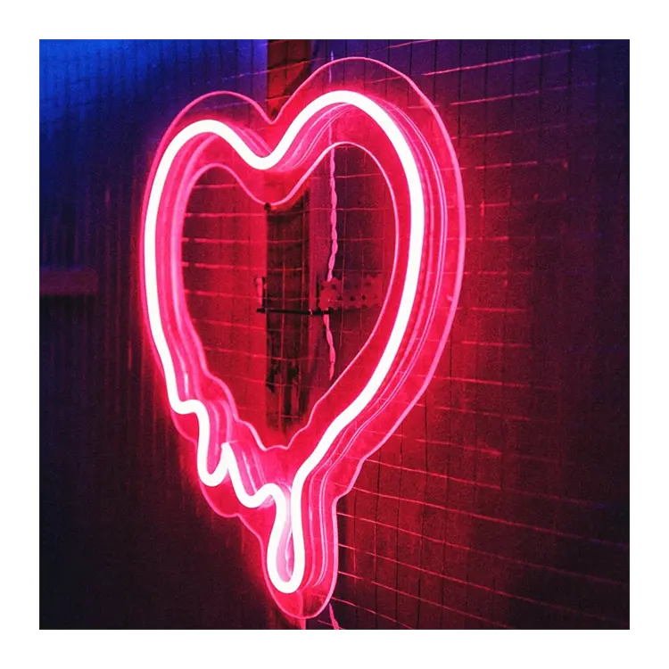 Heart Melt Neon Sign
