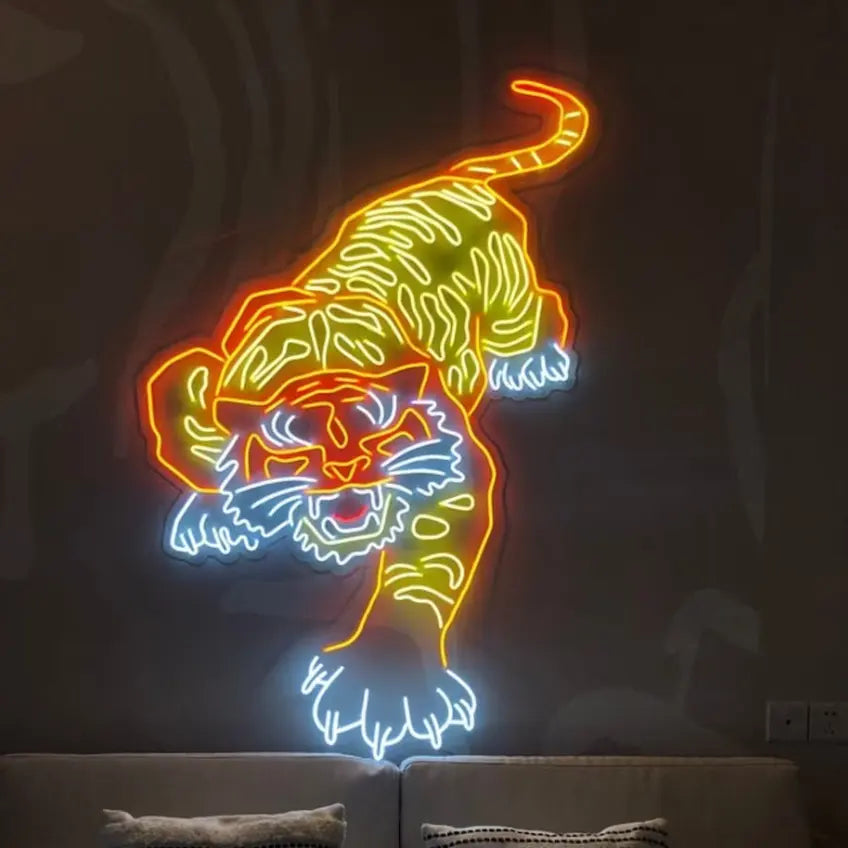 Roaring Tiger Neon Sign